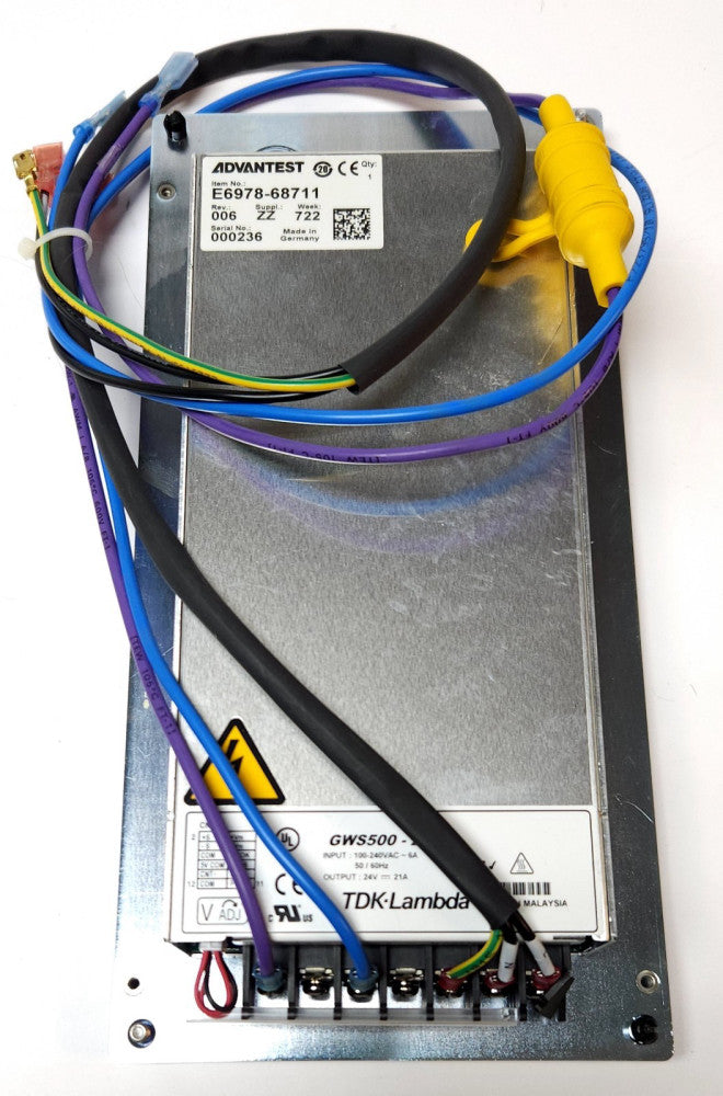 ADVANTEST E6978 68711 TDK LAMBDA GWS500-24 Power Supply Input 100-240 VAC Output