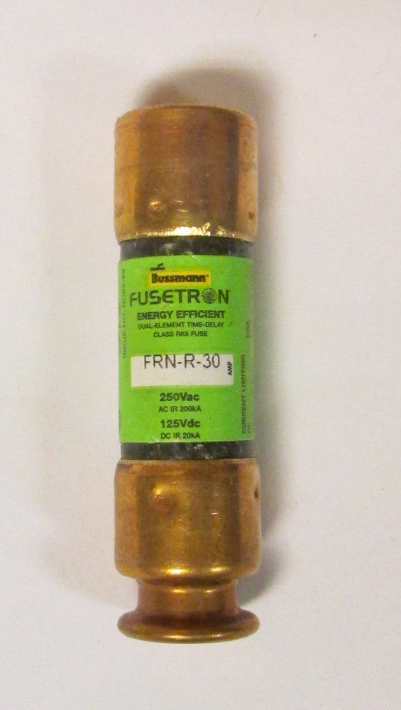 COOPER BUSSMANN FUSETRON FRN R 30 250V 30 Amp Fuse 