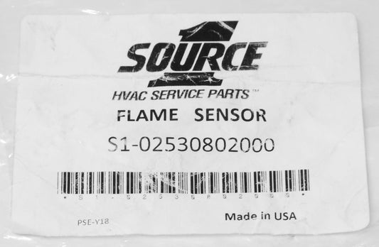SOURCE 1 YORK Johnson Controls S1 2530802000 HVAC Flame Sensor