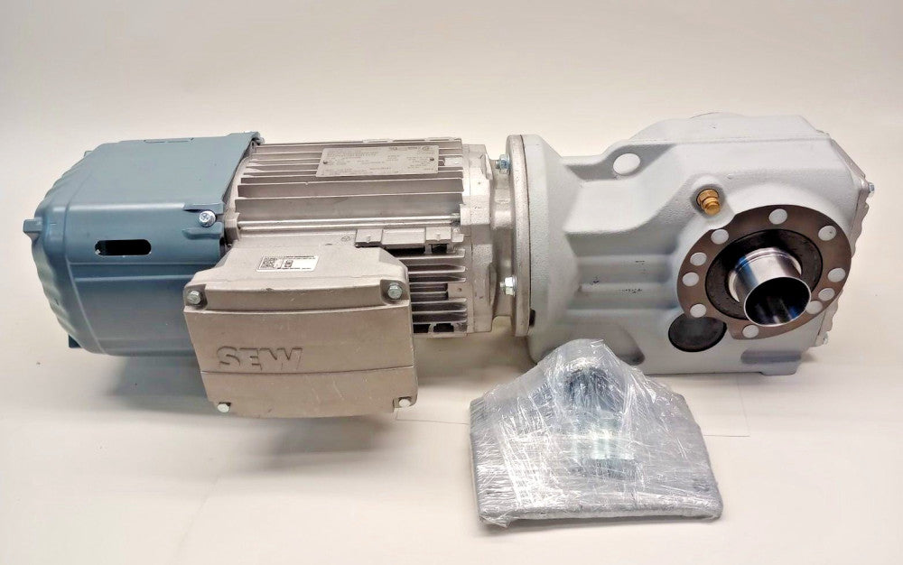 SEW EuroDrive KT47/T-DRN80M4/BE1HR x 39.61 GearMotor 3ph 1hp 1751/44 Ratio 39.61