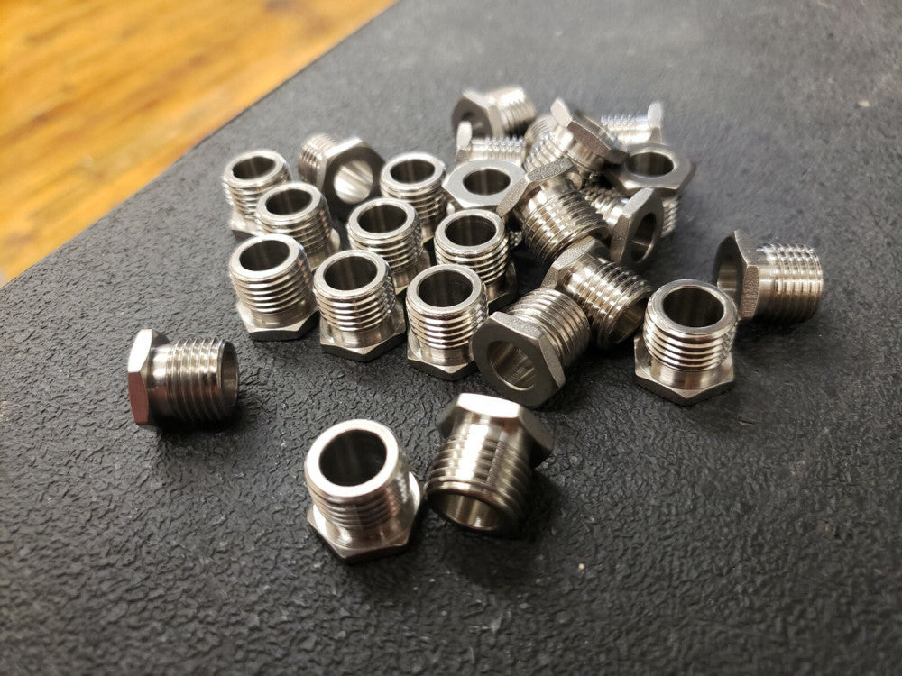 NEW, TALON, 5000-4 VCR NUT, Talon (5000-4)1/4 M VCR Nut, Short - 25 Pieces
