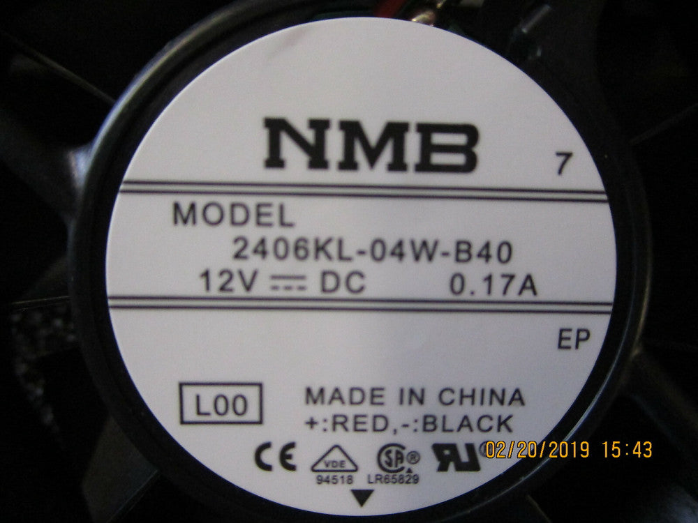 2406KL-04W-B40-L00 NMB FAN AXIAL 60X15MM 12VDC WIRE BRAND NEW! LOT OF 2