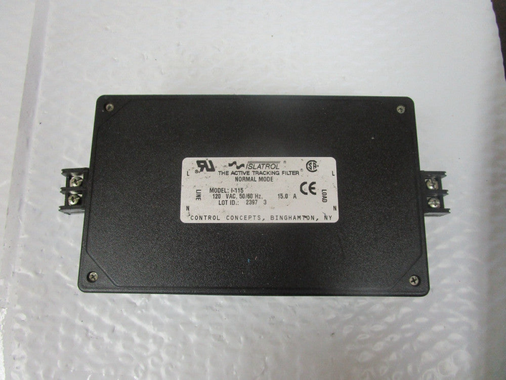 Islatrol Active Tracking Filter Model I-115 120Vac 15.0A