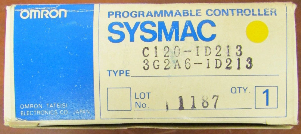 OMRON C120 ID213 3G2A6 ID213 24 VDC Input Module
