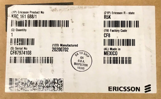 ERICSSON KRC 161 688/1 R5K R-State Radio 2112 RTK914508
