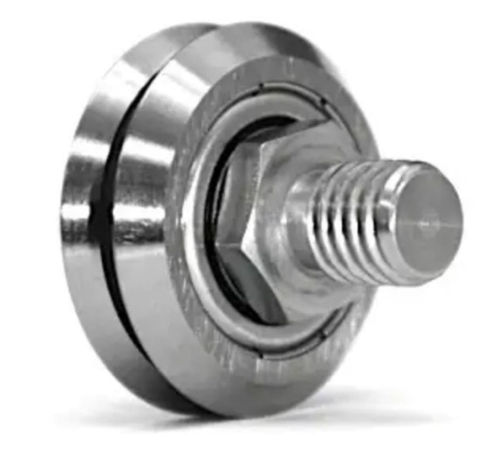 BISHOP WISECARVER SWAC2SS227 Dual Vee Studded Guide Wheel "NEW"
