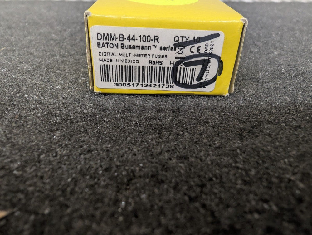 New, Eaton, DMM-B-44-100-R, Ind. & Elect. Fuses 1DMM FUSE - Lot of 17pcs