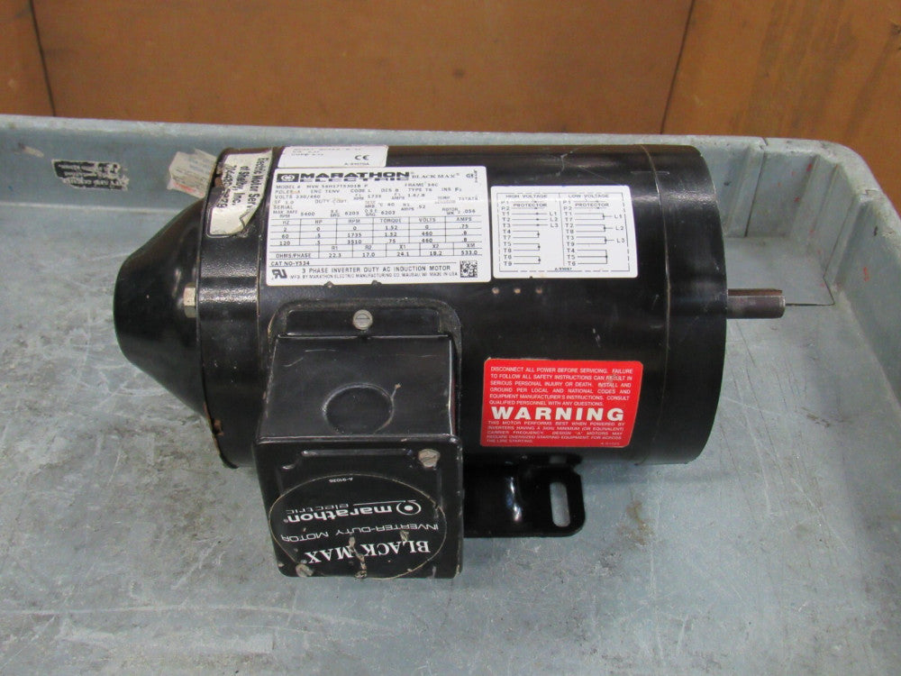 MARATHON ELECTRIC MOTOR MVK 56H17T5301B P 56C FRAME 230/460V .5 HP 1735RPM