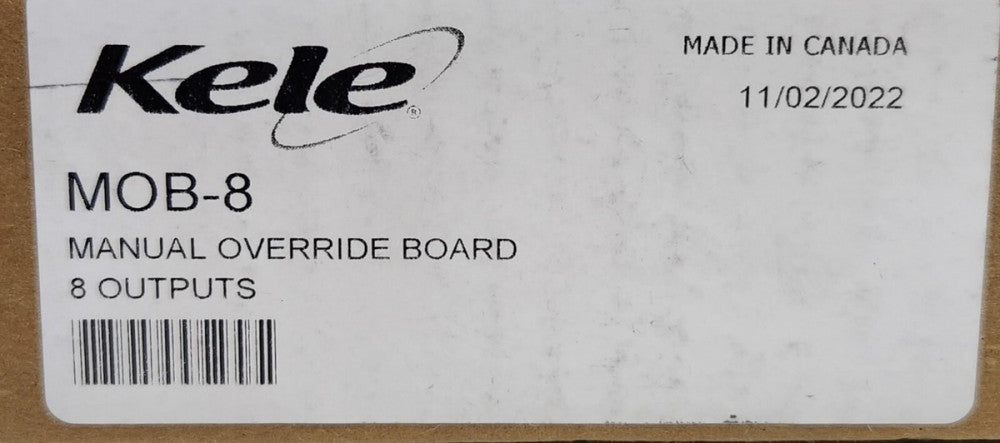 KELE MOB-8 Manual Override Board 8 Outputs MOB 8