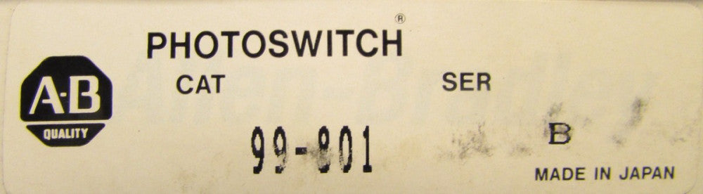 ALLEN BRADLEY PHOTOSWITCH Fiber Optic Photoelectric Sensor 99 801
