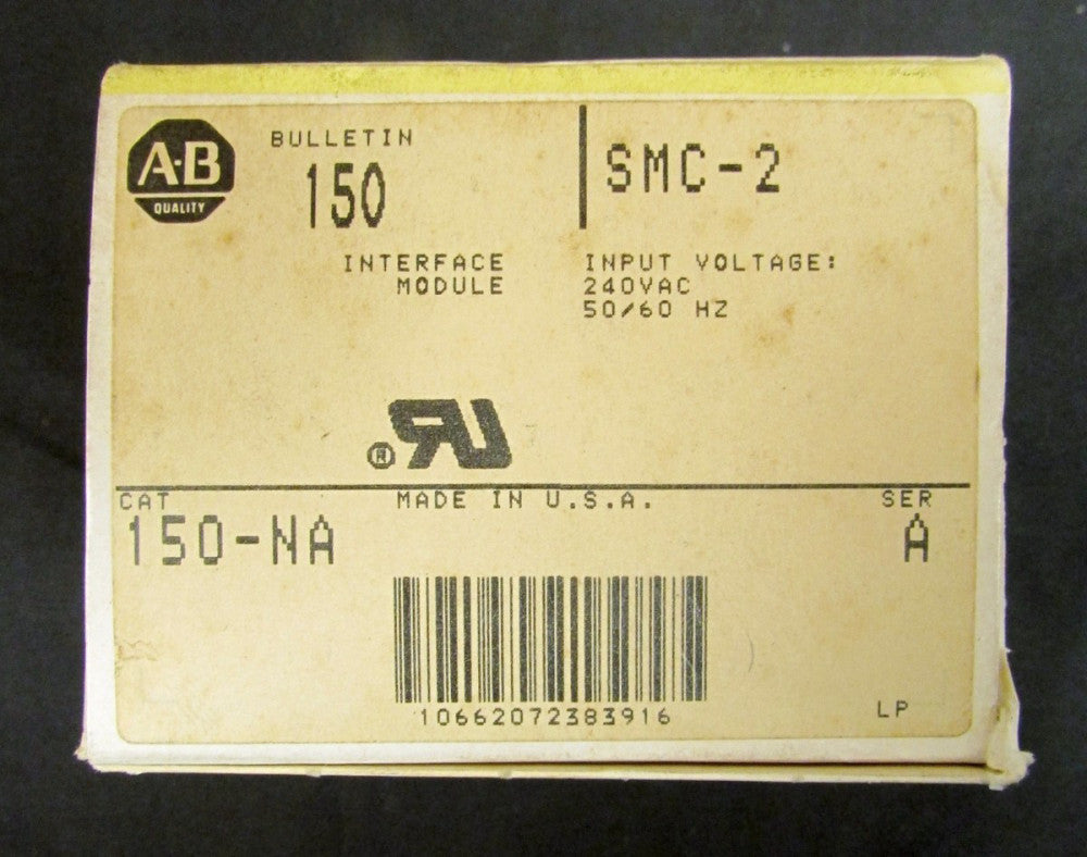 Allen Bradley SMC-2 Interface Module Drive Control Module 240VAC 150 NA