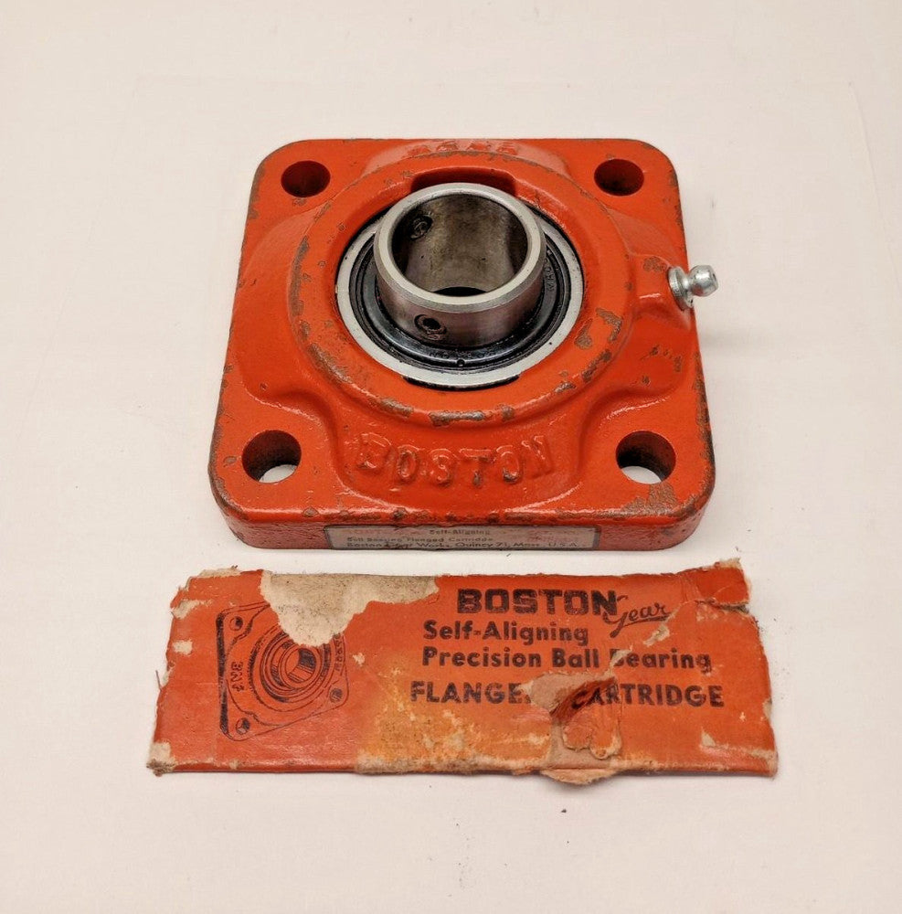 Boston Gear BNFM-1 Flange Mount Ball Bearing 4-bolt 1.0 bore ref # RCJ1