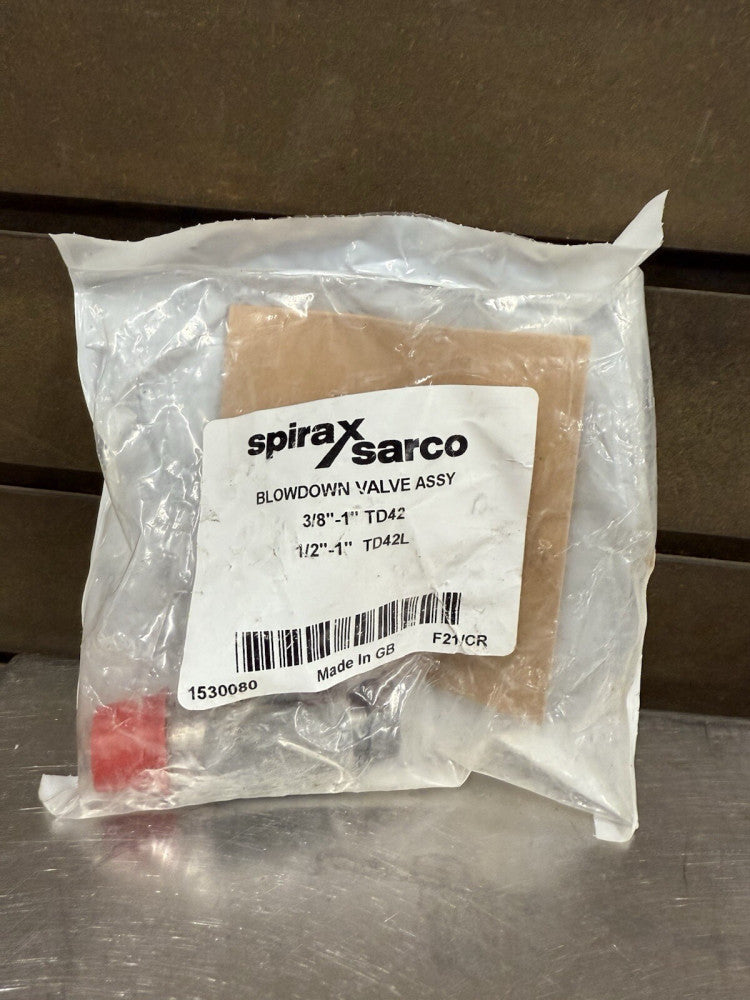 Spirax Sarco 1530080 Integral Blowdown Valve Assembly for TD42 - New