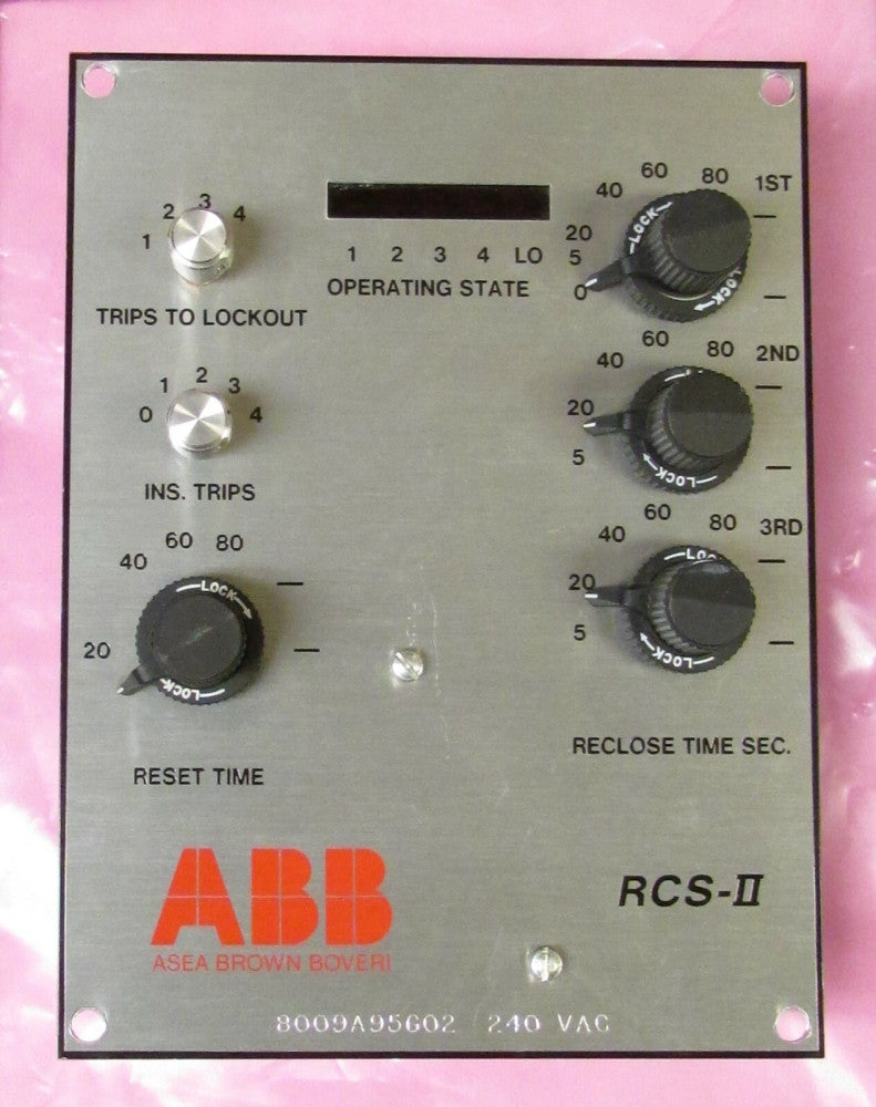 WESTINGHOUSE ABB RSC II 240VAC Reclose Module 8009A95G02 RSC-II