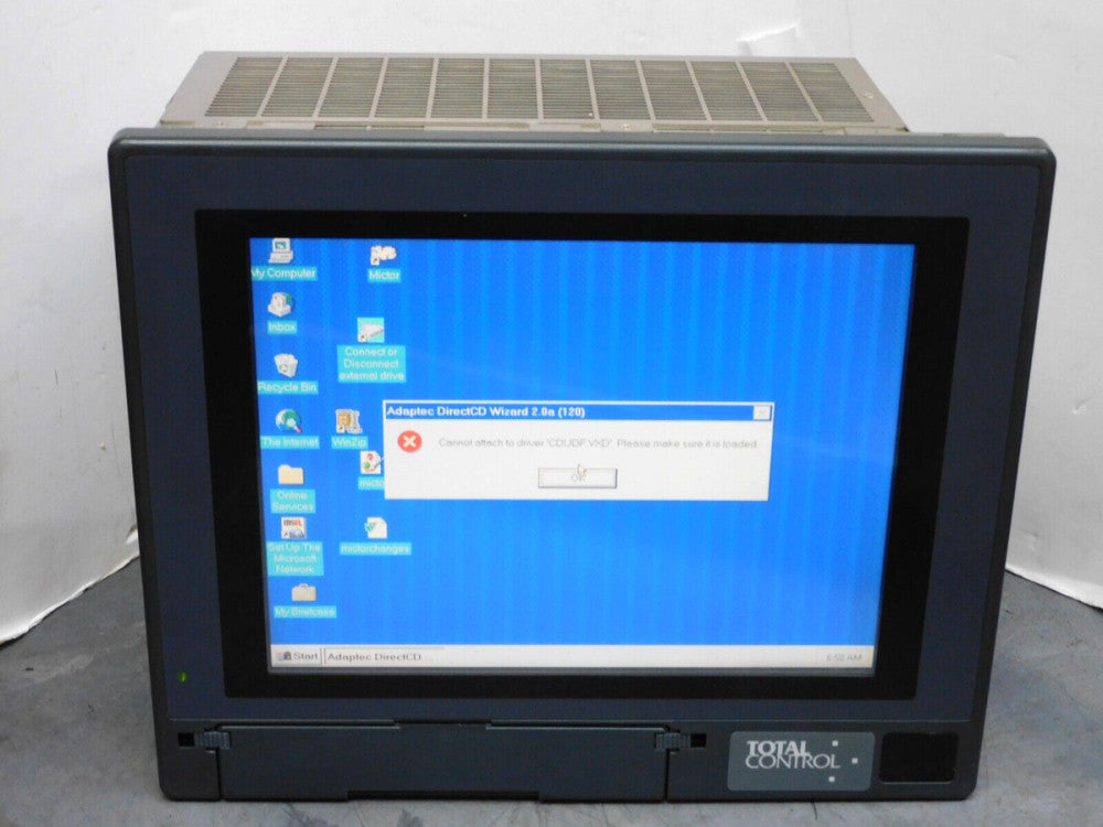 TOTAL CONTROL MS1200-3295 OPERATOR INTERFACE TOUCH SCREEN 100/240V 50/60Hz 150W