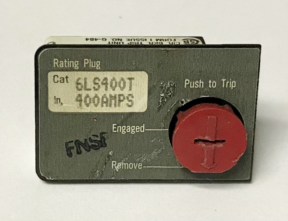 CUTLER HAMMER WESTINGHOUSE 6LS400T L Frame 400 AMP Type LD HLD Rating Plug