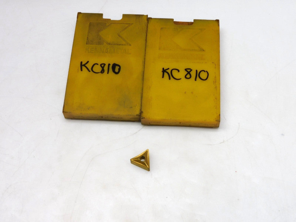 LOT OF 12 KENNAMETAL KC810 CARBIDE INSERT