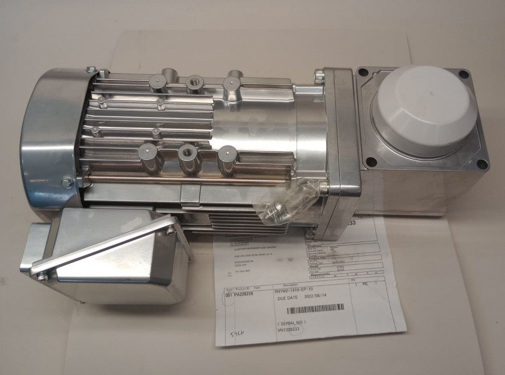 Sumitomo RNYM2-1410-EP-10 Gear Motor PA228259 2hp 1750/175rpm Ratio 10:1