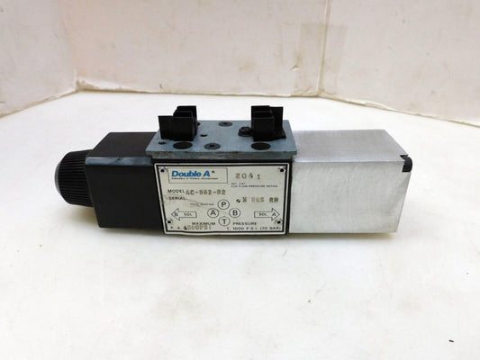 DOUBLE A AC-962-B2 SOLENOID VALVE 4500PSI 120V COIL