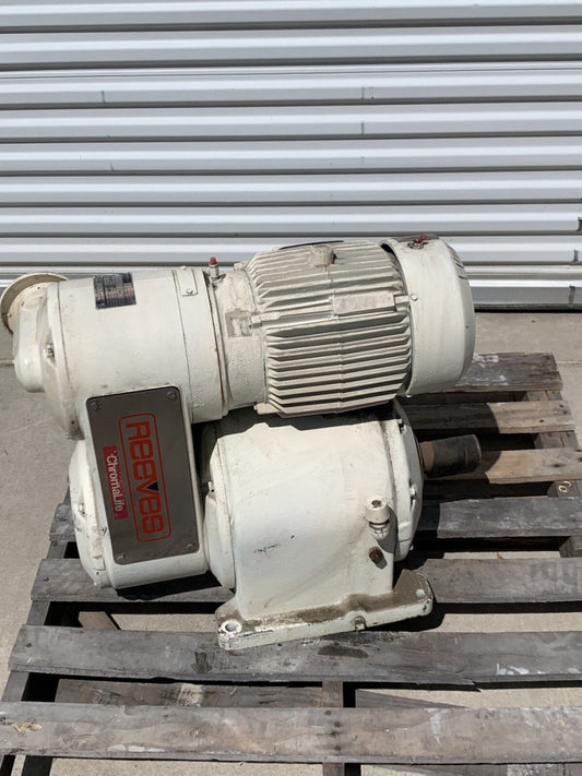 Reeves size 233 Adjustable Speed Reducer. 3 HP