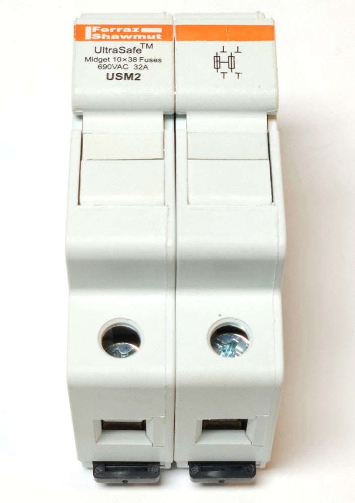 FERRAZ SHAWMUT MERSEN USM2 UltraSafe Midget Fuse 32 AMP 690 VAC 2 Pole
