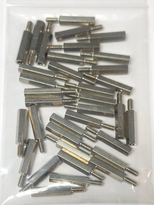 BAG OF 35 STAINLESS STEEL 304 HEX 1" Standoff Screw Spacer 25.4mm MALE-FEMALE