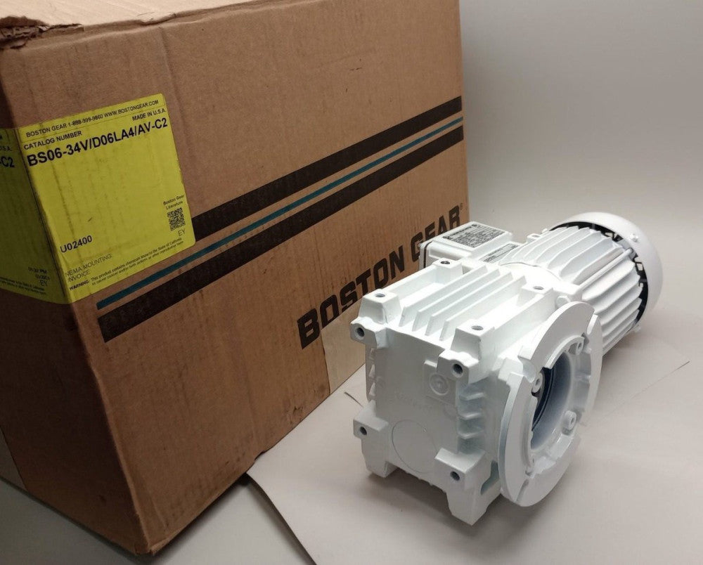 Bauer BS06-34V/D06LA4/AV-C2 Gear Motor 12370781/U02400 1620/116rpm Ratio 14:1