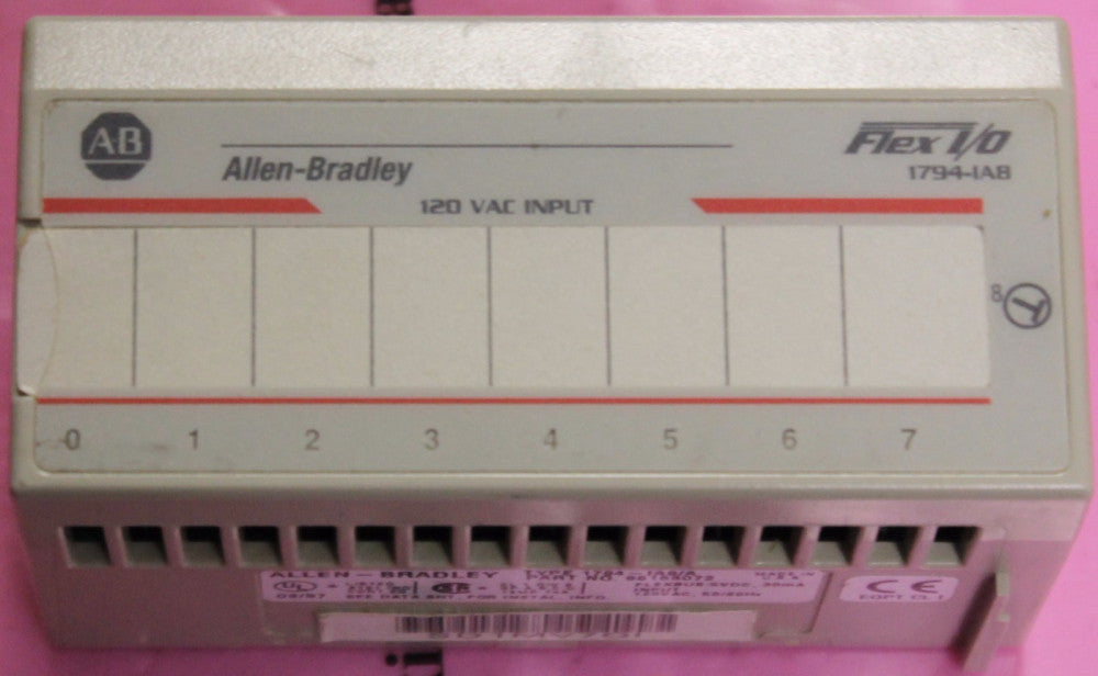 ALLEN BRADLEY Flex I/O 120 VAC Series A Input Module 1794 IA8