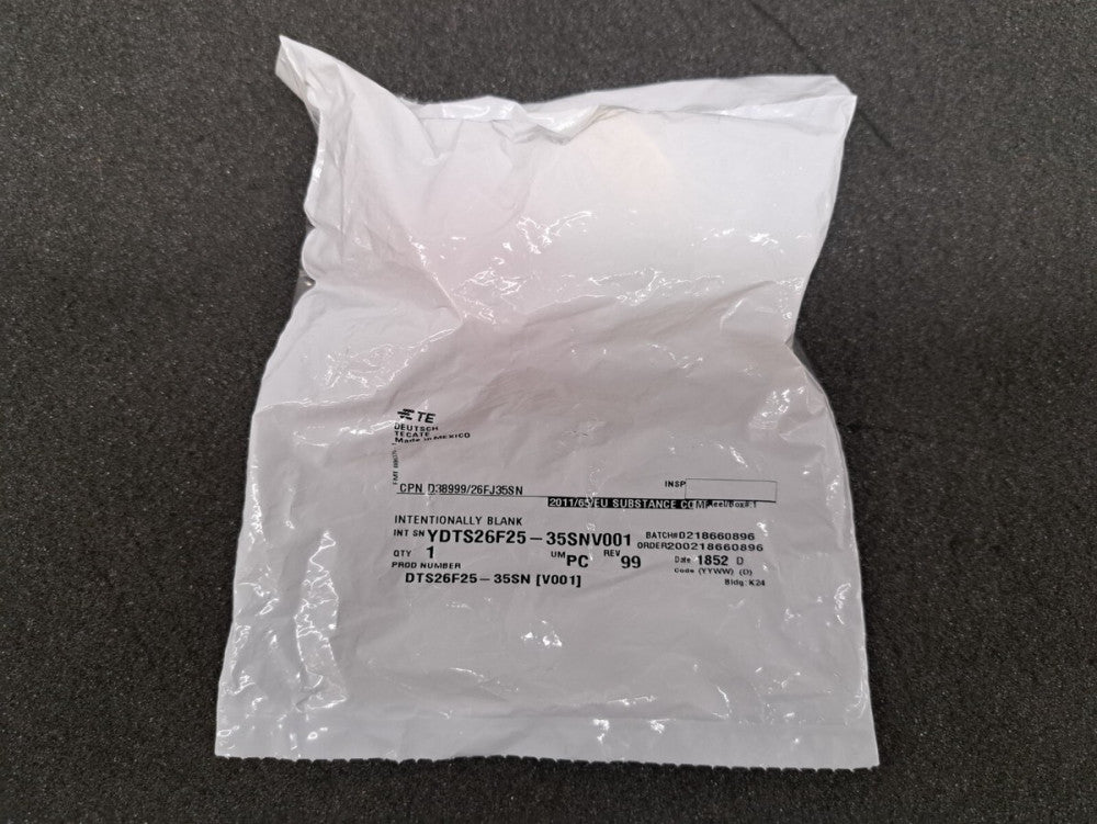 New, Deutsch, DTS26F25-35SN, Circular MIL Spec Connector DTS 128C 128#22D