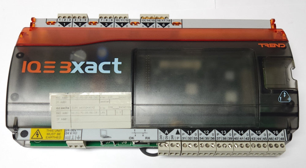TREND IQ3XACT 12 USA UL BAC 24 IQ31 4002K4012 BACNET IP Controller Module IQ