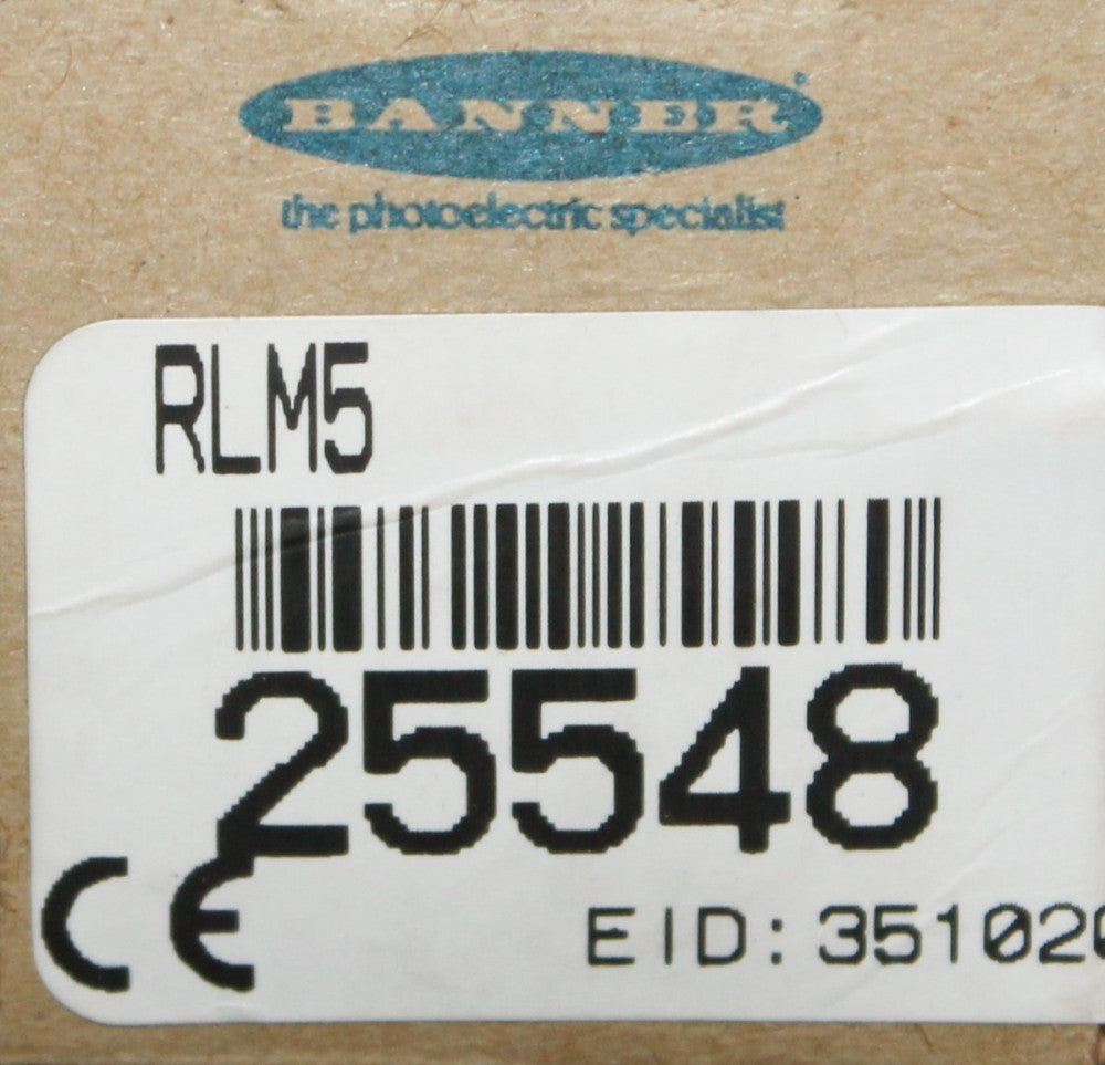 BANNER RLM5 MAX 1 BEAM Logic Module Sensor 25548