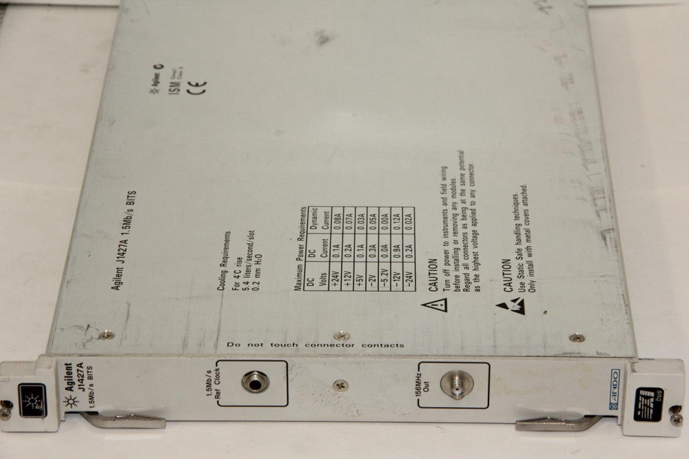 AGILENT J1427A Bit Error Rate Tester for 10G SpectralBER System