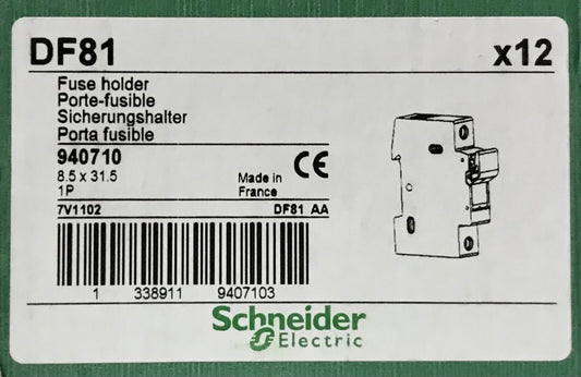 SCHNEIDER ELECTRIC DF81 DIN RAIL 25 AMP 500 VAC 940910 8.5 X 31.5