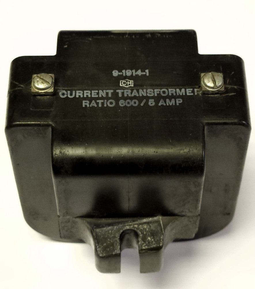 EATON CUTLER HAMMER 9-1914-1 CT Current Transformer RATIO 600/5 9 1914 1 for A10
