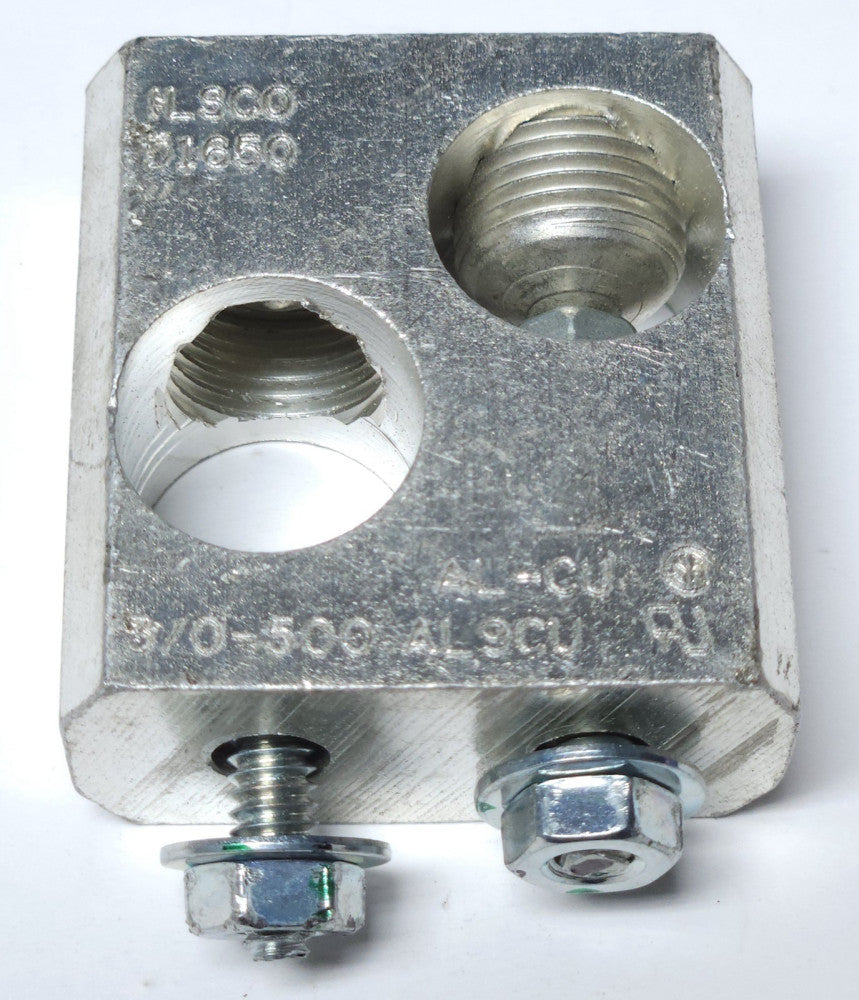 ILSCO D1650 Circuit Breaker and Panel Lug 3/0-500 AL-CU 500 MCM AL9CU Double Bar
