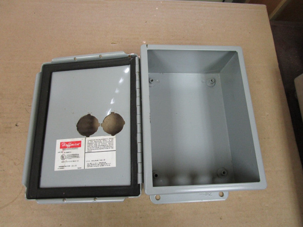 HOFFMAN ELECTRICAL ENCLOSURE A-806CH TYPE 12 No Backplate