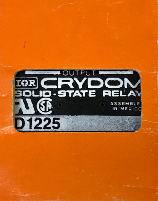 CRYDOM D1225 Solid State Output Relay 120 VAC 25 AMP