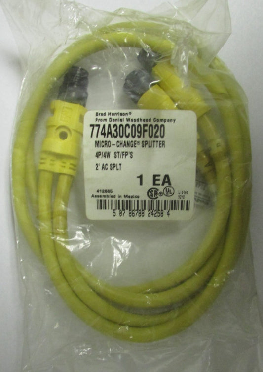 BRAD HARRISON 774A30C09F020 Micro Change Splitter Cable