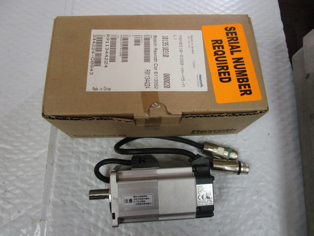 Rexroth MSM031B-0300-NN-M5-ML1 Servo Motor R911344224 3000r/min