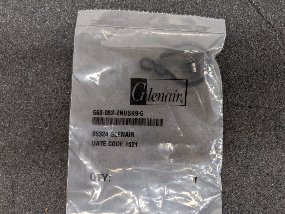 New, Glenair, 660-082-ZNUSK9-6, Conector cover