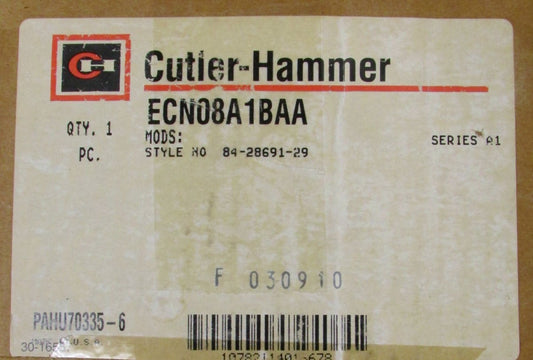 CUTLER HAMMER ECN08A1BAA Size 00 220/240V BN16AN0 Starter Nema 1 Enclosure