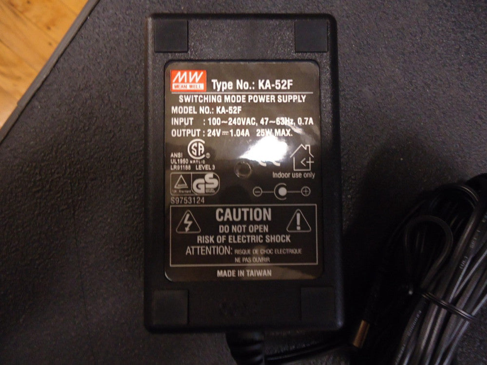 KA-52F Meanwell 25 Watt Desktop, 24VDC O/P BRAND NEW!