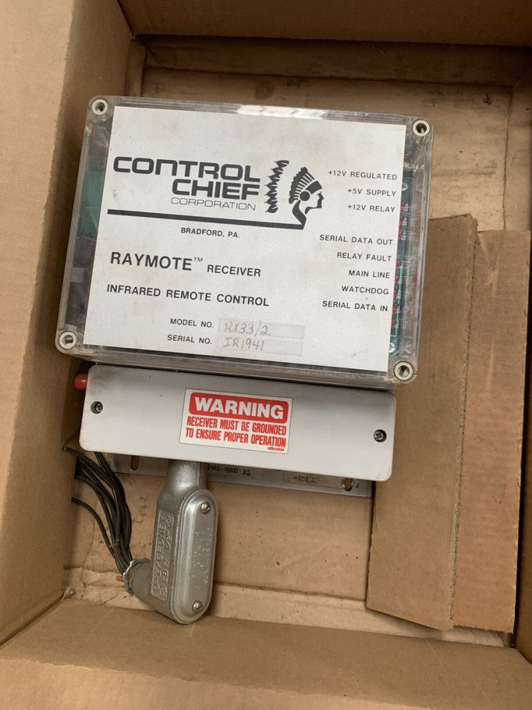 Control Chief Raymote Receiver model RX 33/2 and Transmitter