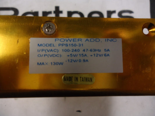 PPS150-31, Power Add, 150 Watt U-channel 12VDC O/P, BRAND NEW!