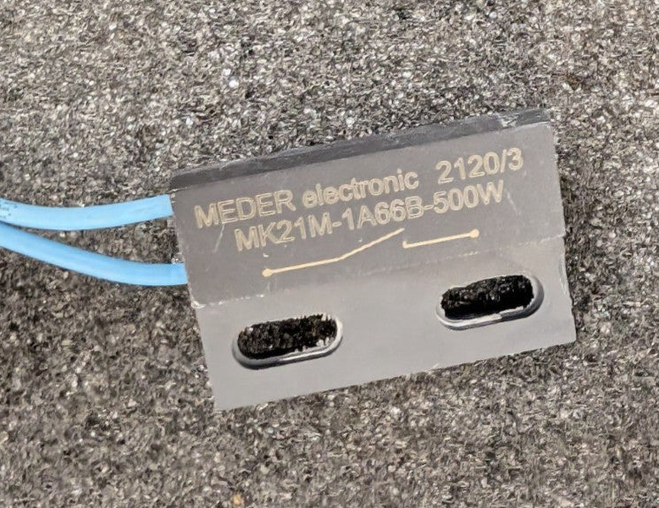 New, Standex Meder, MK21M-1A66B-500W, SENSOR REED SW SPST-NO W LEADS - Lot of 2
