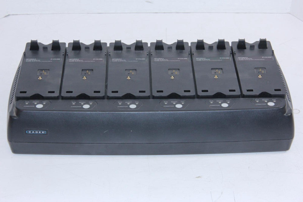 CADEX ELECTRONICS UCC6 6-Slot Battery Conditioning Charger for Motorola