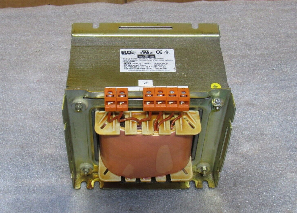 ELCA TRANSFORMER TMUL23011043 3 KVA 1PH 115/230V SEC IN 400V PRI OUT