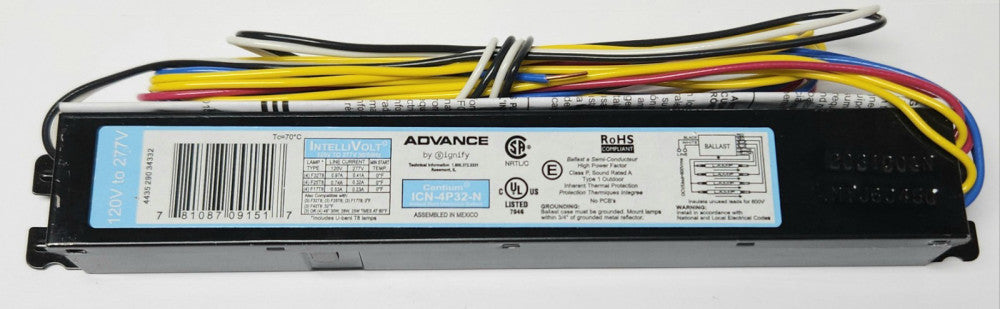 PHILIPS ADVANCE ICN 4P32 N 120 277 VAC Signify Centium Ballast Intellivolt