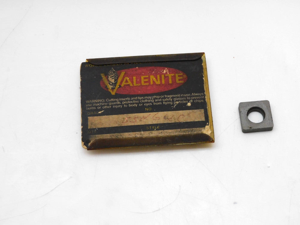 LOT OF 5 VALENITE SSN64C CARBIDE INSERT