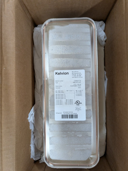 New, Kelvion, GBS400H-60, BRAZED PLATE HEAT EXCHANGER